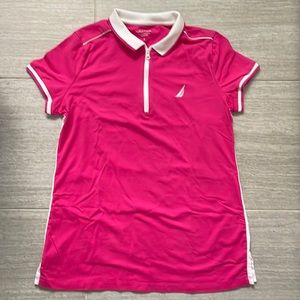 Women’s pink Nautica polo